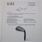 Greg Norman's Personal Titleist GN Vokey Design 56 Degree Wedge 