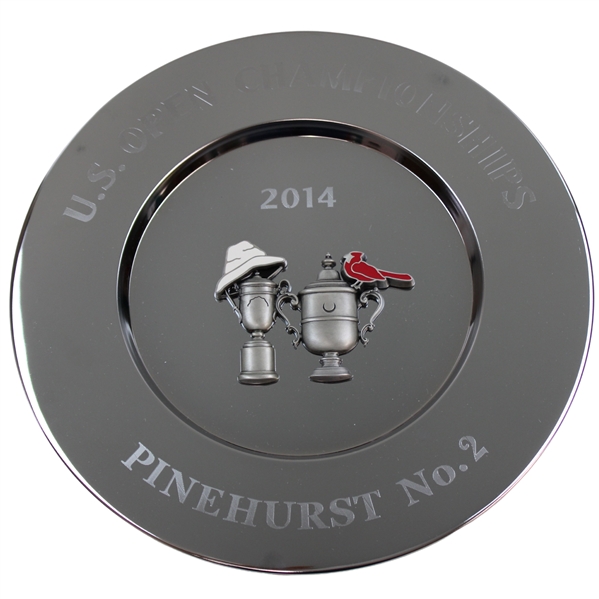 2014 US Open Dual Championships at Pinehurst No. 2 Player Gift Malcolm De Mille Plate