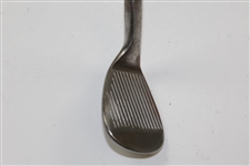 Greg Norman's Personal Used Unmarked Wedge with Lead Tape on Back