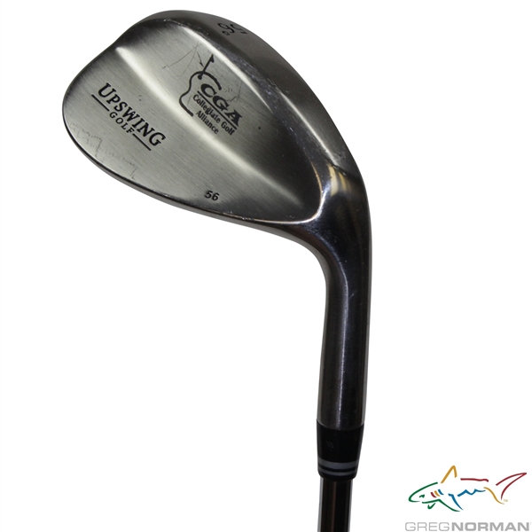 Greg Normans Personal Used Upswing Golf 56 Degree CGA Collegiate Golf Alliance Wedge 