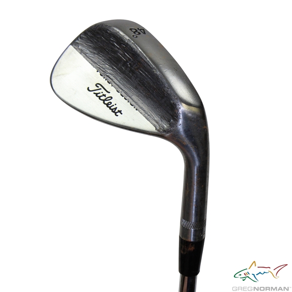 Greg Normans Personal Used Titleist Vokey Design 48 Degree Wedge with Lead Tape