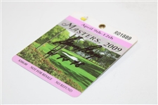 Gary Player Signed 2009 Masters Tournament SERIES Badge #R01889 with Years Won JSA ALOA