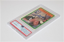 Jack Nicklaus Signed 1981 Donruss PGA Tour Rookie Card PSA Auto Grade GEM-MT 10