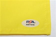 Scottie Scheffler Signed 2024 Masters Embroidered Flag - Great Sig PSA #AN77478