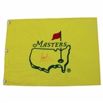 Sergio Garcia Signed Undated Masters Embroidered Tournament Flag JSA ALOA