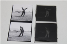 Charlie Sifford Signed 1969 Golf World & LA Open Article w/1969 LA Open Contestant Badge & 1964 Negatives JSA ALOA