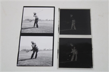 Charlie Sifford Signed 1969 Golf World & LA Open Article w/1969 LA Open Contestant Badge & 1964 Negatives JSA ALOA