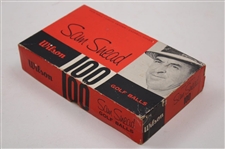 Sam Snead Signed Neiman Print, Cut Card w/1955 Wilson Catalog & Sam Snead 100 Golf Ball Box w/Balls JSA ALOA
