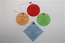 1986 Masters Tournament Monday, Tuesday & Wednesday(x2) Practice Rd Tickets - Jack Nicklaus Winner