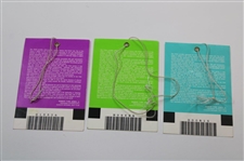 1997 Masters Tournament Monday, Tuesday & Wednesday Practice Rd Tickets - Tiger Woods Winner