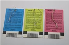 2002 Masters Tournament Monday, Tuesday & Wednesday Practice Rd Tickets - Tiger Woods Winner