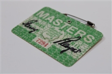 Gary Player Signed 1978 Masters Tournament SERIES Badge #9094 JSA ALOA