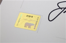 Jack Nicklaus Signed Card with Personal Golden Bear Hologram #01515