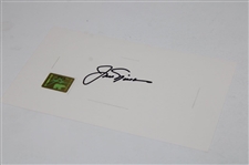 Jack Nicklaus Signed Card with Personal Golden Bear Hologram #01515