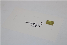 Jack Nicklaus Signed Card with Personal Golden Bear Hologram #01515