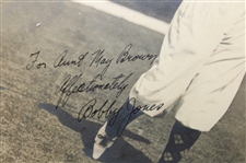 Bobby Jones Signed 1930’s Action Silver Gelatin Photo PSA/DNA Gem Mint 10 Auto!