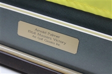 Arnold Palmer Signed 2012 Masters Tournament Embroidered Flag w/Years Won Notation JSA ALOA - Framed