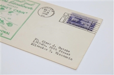 1953 Augusta National President & Mrs. Eisenhower Accept Mamie's Cabin First Day  Cover