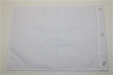 Tiger Woods & Scottie Scheffler Signed 2025 Genesis Invitational Embroidered Flag JSA ALOA