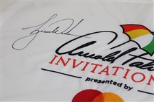 Tiger Woods & Scottie Scheffler Signed Arnold Palmer Invitational Embroidered Flag JSA ALOA