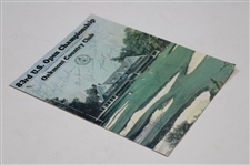 Seve Ballesteros +15 Signed 1983 U.S. Open Oakmont C.C.Program Cover Only JSA ALOA