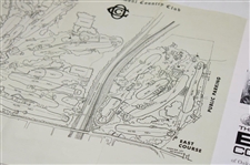 1962 US Open Oakmont Country Club Thursday-Friday Pairing Sheet - Jack Nicklaus