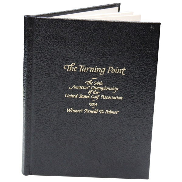 Arnold Palmer Signed 1st Edition 1983 Book Turning Point JSA ALOA