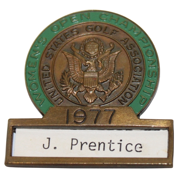 1977 U.S. Women’s Open Hazeltine National Golf Club Contestant Badge