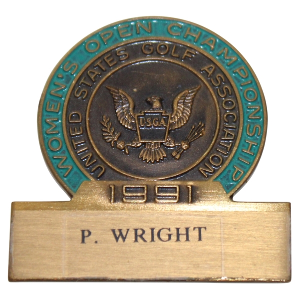 1991 U.S. Women’s Open Colonial Country Club Contestant Badge