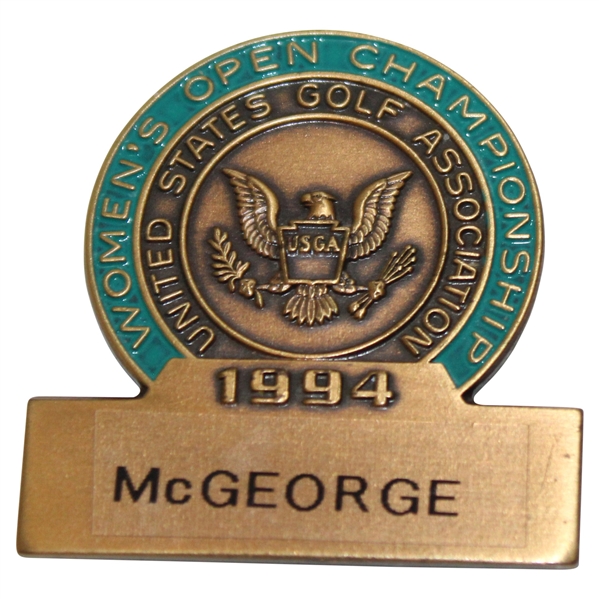 1994 U.S. Womens Open Indianwood Golf & C.C. Contestant Badge