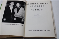 1961 1st Edition Book 'Hit It Hard' By Arnold Palmer