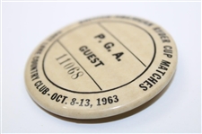 1963 Ryder Cup at East Lake PGA Guest Badge