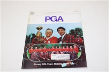 Five (5) Ryder Cup Golf Magazines 1953-1981