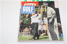 Five (5) Golf Magazines 1953-71 w/ Arnold Palmer, Bauer Sisters etc.