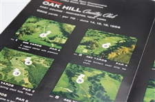 1956 US Open Oak Hill Country Club (3) Piece Lot