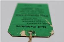 1948 Babe Zaharias Pine Orchard Club Golf Exhibition Ticket