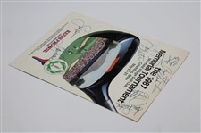 Payne Stewart & Jack Nicklaus Signed 1987 Memorial Tournament Tri Fold Guide JSA ALOA