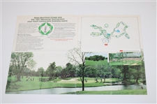 Payne Stewart & Jack Nicklaus Signed 1987 Memorial Tournament Tri Fold Guide JSA ALOA