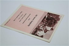 1966 U.S. Amateur Merion Golf Club Pairing Sheet & USGA Journal Reprint