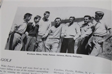 Arnold Palmer 1950 Wake Forest Yearbook