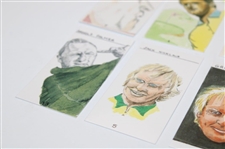 1987 Brindley Golfers Card Set (20) Incl Palmer & Nicklaus