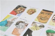 1987 Brindley Golfers Card Set (20) Incl Palmer & Nicklaus