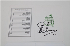 Tommy Aaron, Charl Schwartzel & Ian Woosnam Signed Augusta National Scorecards JSA ALOA