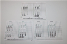 Tommy Aaron, Charl Schwartzel & Ian Woosnam Signed Augusta National Scorecards JSA ALOA
