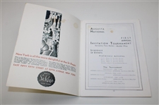1934 Annual Invitation Tournament (First Masters) Reproduction Program
