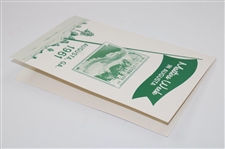 Masters Week in Augusta' 1961 Program/Booklet