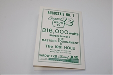 Masters Week in Augusta' 1961 Program/Booklet