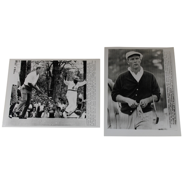 1961 & 1966 Arnold Palmer Masters Tournament Wire Photos