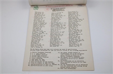 1957 Masters Tournament Golf Writers Association Information Packet