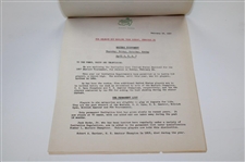 1957 Masters Tournament Golf Writers Association Information Packet